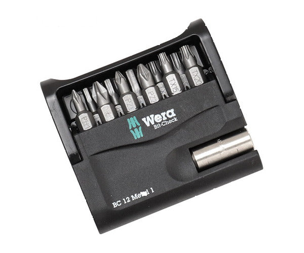 【7月の特価品】日本正規品 Wera 057424 BC 12 Metal 1 ビットセットホルダー付 12点セット 電動工具に取り付け可能なビットホルダー付 05057424001 ヴェラ ベラ