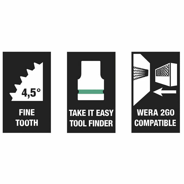 日本正規品 ヴェラ Kコンパクト400RA ソケットセット インチ 9点 (057474)(4013288223364) ベラ Wera