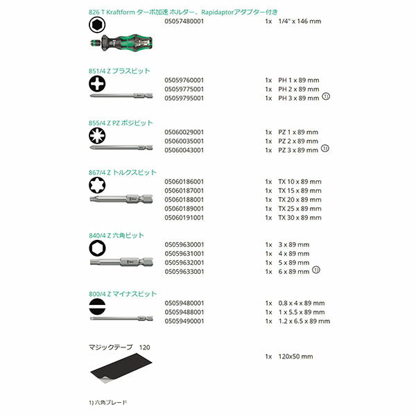日本正規品 ヴェラ ターボギアドライバーセット (057482)(4013288214614) ベラ Wera