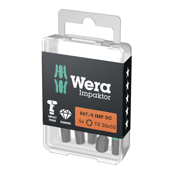 日本正規品 ヴェラ T30x50mm ドライバービット(インパクト用) (057666)(4013288157522) ベラ Wera