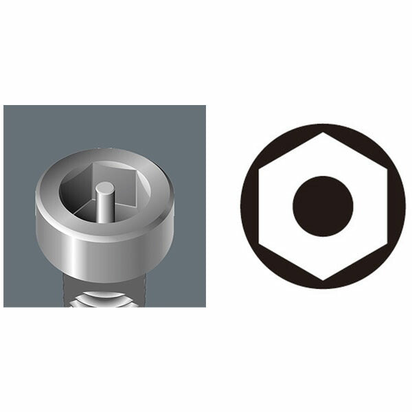 日本正規品 ヴェラ 1/4いじり止めロング六角ビット HEX6.0 (059645)(4013288094346) ベラ Wera