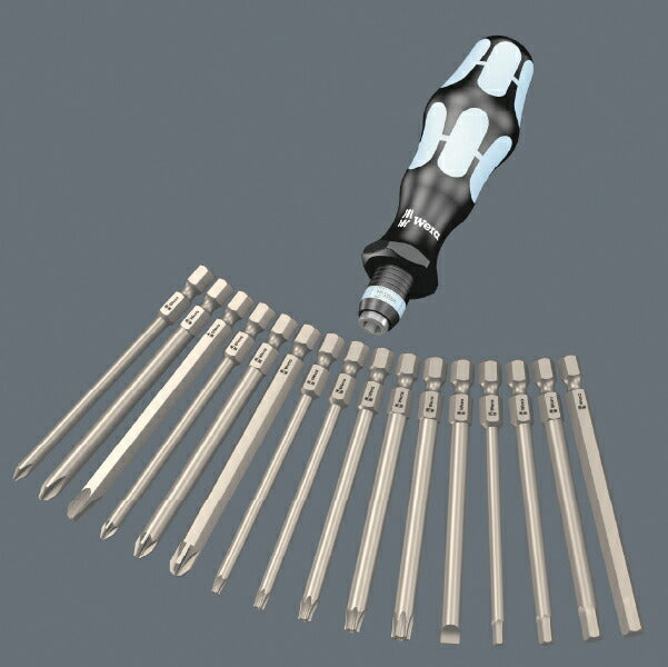 日本正規品 Wera 071116 ステンレス差替えドライバーセット 17点セット ラピダプタクイックチェンジホルダー 05071116001 ヴェラ ベラ