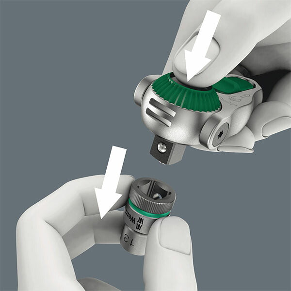 日本正規品 ヴェラ スピードラチェットレンチ 1/4SQ タグ付 (073260)(4013288128034) ベラ Wera