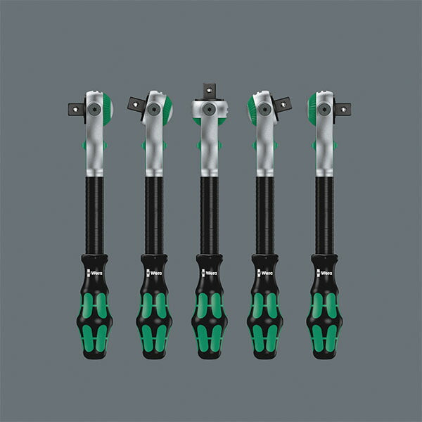 日本正規品 ヴェラ 3/8DRx199mmラチェットハンドル(変角・ロッキング) (073261)(4013288128041) ベラ Wera