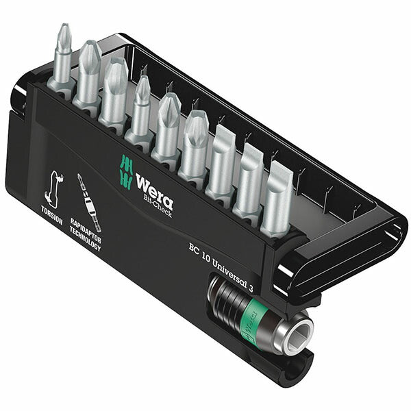 日本正規品 ヴェラ ビットチェック ビットセット #3 10点 SB (073410)(4013288099495) ベラ Wera