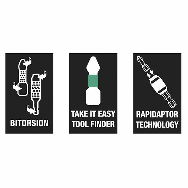 日本正規品 ヴェラ ビットチェック バイトーション ビットセット 10点 SB (073418)(4013288128157) ベラ Wera