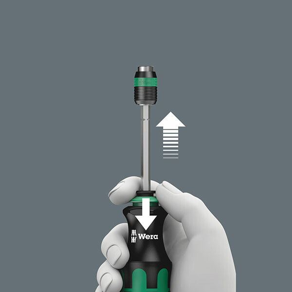 日本正規品 ヴェラ 1/4Hex/100ドライバーハンドル(伸縮式) (073541)(4013288106025) ベラ Wera