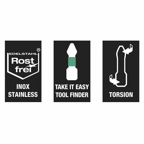 日本正規品 ヴェラ ビットチェック ビットセット ステンレス 10点 SB (073630)(4013288112163) ベラ Wera