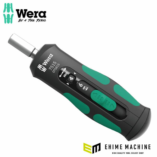 日本正規品 ヴェラ 1/4DR トルクドライバー 2.0-6.0Nm (075815)(4013288228314) ベラ Wera