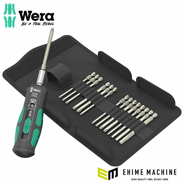 日本正規品 ヴェラ 1/4DRトルクドライバーセット2.0-6.0Nm 16PCS (075851)(4013288228338) ベラ Wera