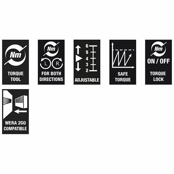 日本正規品 ヴェラ 1/4DRトルクドライバーセット2.0-6.0Nm 16PCS (075851)(4013288228338) ベラ Wera