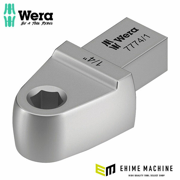 日本正規品 ヴェラ 1/4Hex ビットアダプター(9x12mmジョイント) (078640)(4013288196316) ベラ Wera