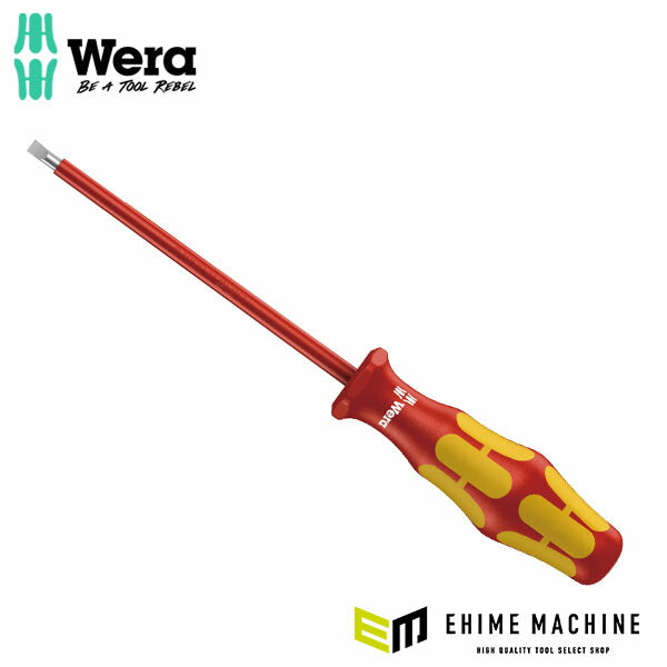 日本正規品 ヴェラ 3.5x0.6mm/100mm (マイナス)ドライバー(絶縁) (100002)(4013288181480) ベラ Wera
