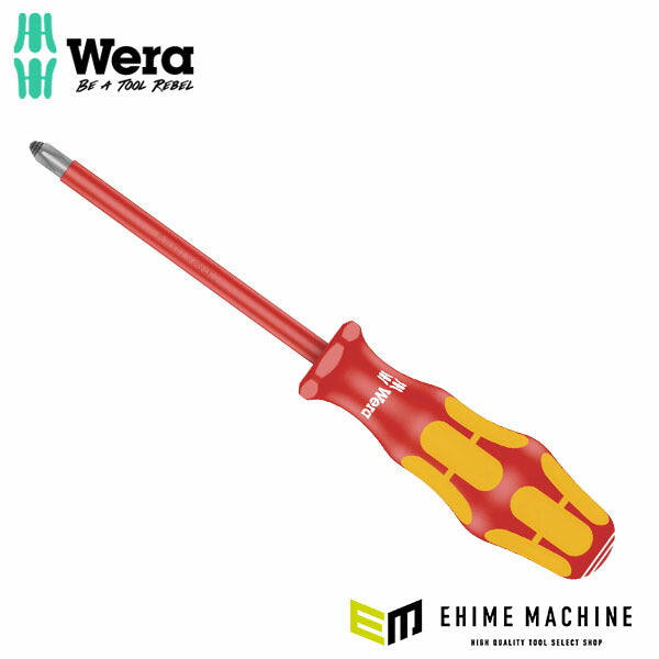 日本正規品 ヴェラ #2x100mm(プラス)ドライバー絶縁(slip STOP) (100012)(4013288181459) ベラ Wera