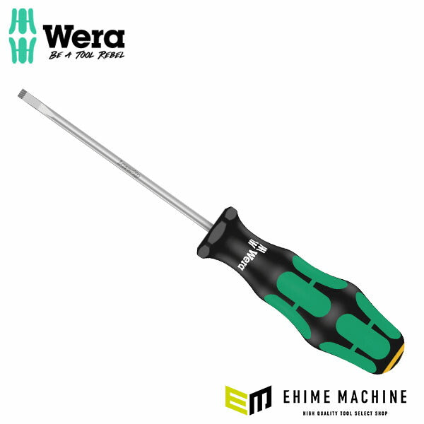 日本正規品 ヴェラ 4.0x0.8x100mm (マイナス)ドライバー(細軸) (100043)(4013288181251) ベラ Wera