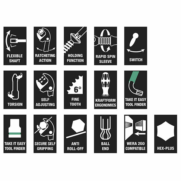 日本正規品 ヴェラ Kコンパクトメンテナンスセット F1 36点 (134013)(4013288217721) ベラ Wera