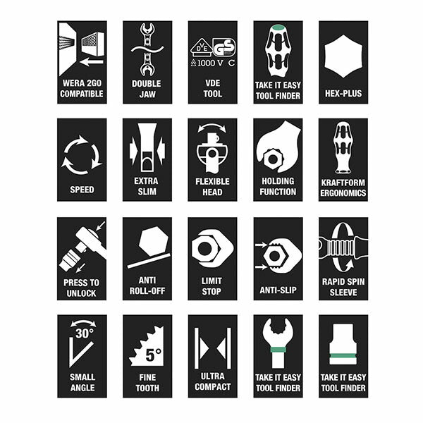 日本正規品 ヴェラ Kコンパクトメンテナンスセット W2 35点入 (135870)(4013288209542) ベラ Wera