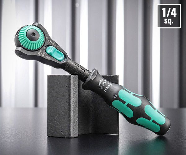 【限定生産】日本正規品 ヴェラ 1/4×152mm ザイクロップ スピードラチェット ブラックエディション (135880/8000 A) (4013288234834) ベラ Wera