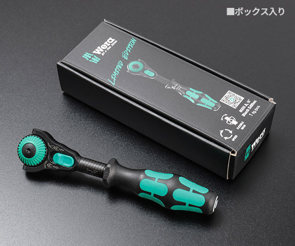 【ワケあり特価品】 (状態A) 【限定生産】日本正規品 ヴェラ 1/4×152mm ザイクロップ スピードラチェット ブラックエディション (135880/8000 A) (4013288234834) ベラ Wera