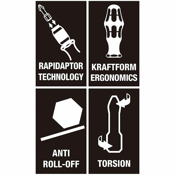 日本正規品 ヴェラ ドライバービットセット(ハンドル付) (135942)(4013288155887) ベラ Wera