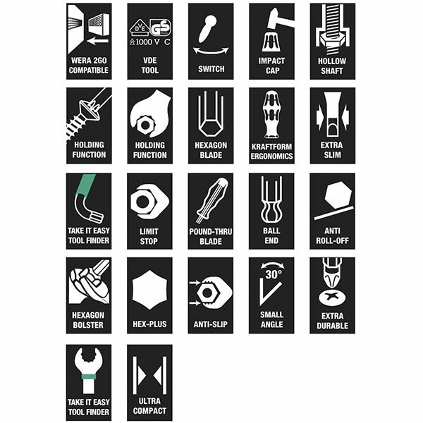 日本正規品 ヴェラ Kコンパクトメンテナンスセット SH2 15点 (136026)(4013288204387) ベラ Wera