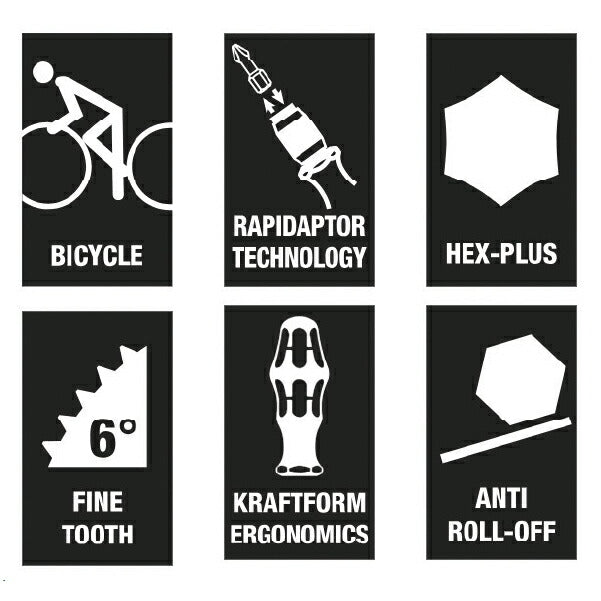 日本正規品 Wera 136042 9532 自転車簡易整備キット 20点セット チェーンカッターセット 05136042001 ヴェラ ベラ