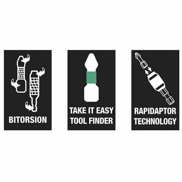 日本正規品 ヴェラ 11本組 ビットセット(Bi-Torsion) (136385)(4013288213969) ベラ Wera