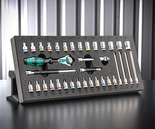 日本正規品 Wera 150110 9720 ウレタン収納入り1/4ソケットレンチセット 37点セット 05150110001 ヴェラ ベラ ツールセット