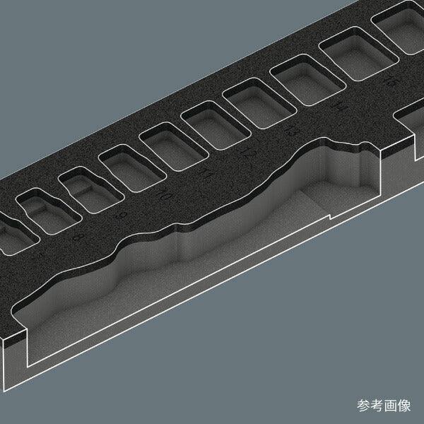 日本正規品 Wera 150111 9721 ウレタン収納入り3/8ソケットレンチセット 23点セット 05150111001 ヴェラ ベラ ツールセット