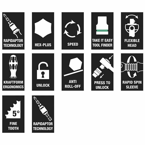 日本正規品 ヴェラ ソケット&ビットセット 1/4SQ 43点入 (160785)(4013288126610) ベラ Wera