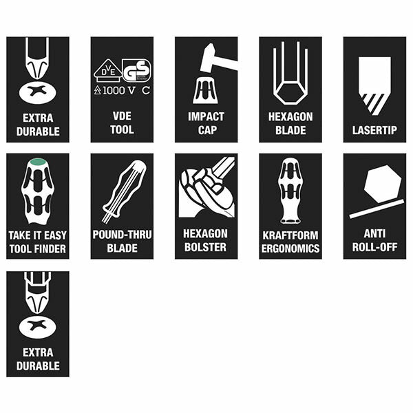 日本正規品 ヴェラ 11本組オールラウンドドライバーセットXXL3 (347106)(4013288182388) ベラ Wera