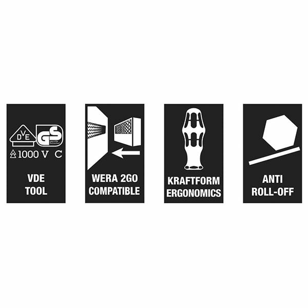 日本正規品 ヴェラ 差替式絶縁ドライバーセット ブレード16本 (347107)(4013288182395) ベラ Wera