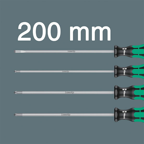 日本正規品 ヴェラ 4本組ロングドライバーセット(+ PZ -) (347736)(4013288117397) ベラ Wera