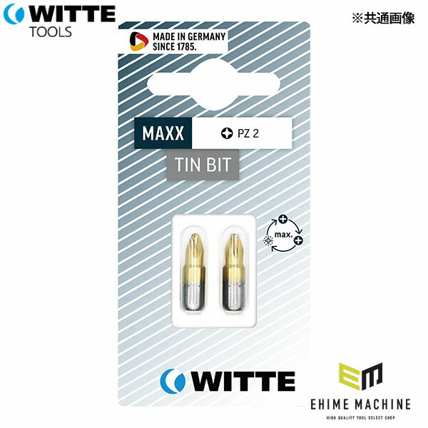 日本正規品 ヴィッテ チタンコーティングビット (プラス)3 1/4 (2本入) (27326)(4003955322483) WITTE