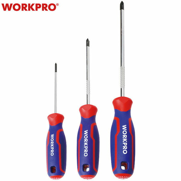 ワークプロ ドライバーセット 6本組 + - (WP200504)(6914280004150) WORKPRO