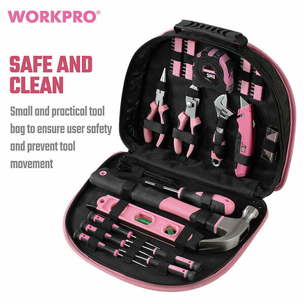 【10月の特価品】ワークプロ 103PC ホームツールセット ピンク (WP206818)(6914280006048) WORKPRO