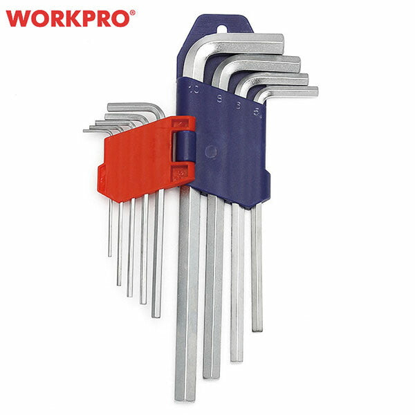 【11月の特価品】ワークプロ 六角レンチセット 9PC 1.5-10mm (WP222004)(6914280004518) WORKPRO