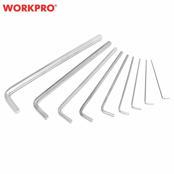 【11月の特価品】ワークプロ ロング六角レンチセット 9PC 1.5-10mm (WP222005)(6914280004525) WORKPRO