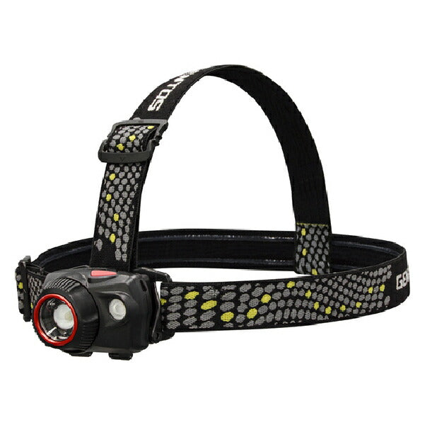 GENTOS ヘッドライト WS-643HD ジェントス LEDライト 450ルーメン スポット ワイドビーム切替 乾電池/専用充電池(別売)兼用