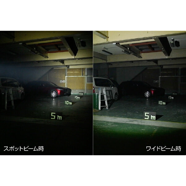 GENTOS ヘッドライト WS-643HD ジェントス LEDライト 450ルーメン スポット ワイドビーム切替 乾電池/専用充電池(別売)兼用