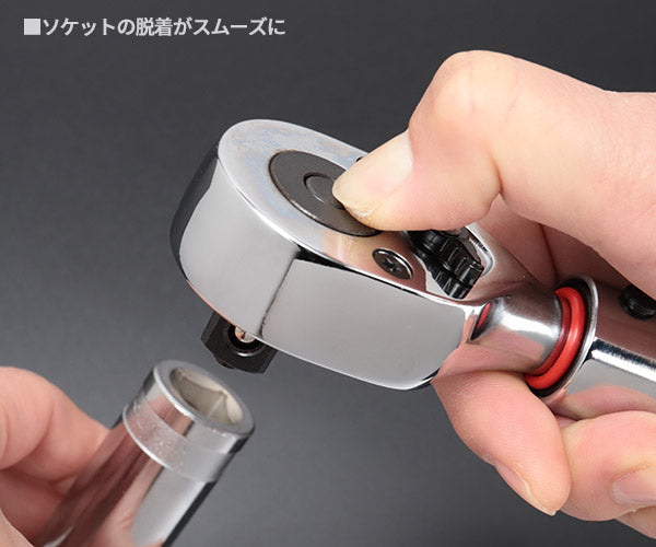 Autobahn 12.7sq.ホイールナット専用5ポジショントルクレンチ(ソケット付) WTRDC-5140S ホイールナット用トルクレンチ