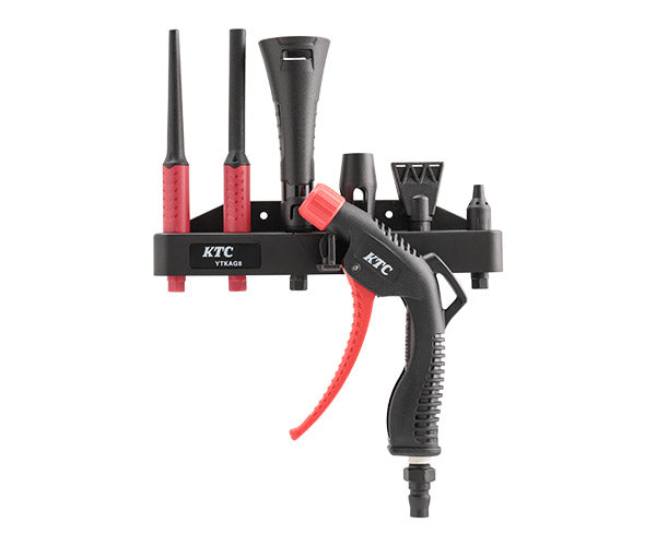 KTC エアブローガンセット 6種ノズル付き (YTKAG8)(4989433881393) 京都機械工具