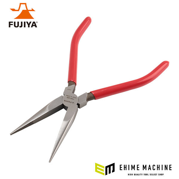 フジ矢 YXR-200 メカニックプライヤー200 クロスローレット 全長210mm 滑らないラジオペンチ FUJIYA