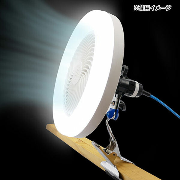 ゼフルス トドケルLEDライト 本体 サーキュレーター付 2000lm 無段階調光・調色(2880~8000K) E26 24W 5mコード タイマー2/4h 連結コンセント (ZA-TD2000)(4511466400328)