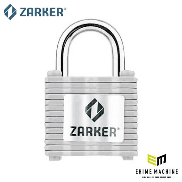 ZARKER N-25 ラミネートスチールキー南京錠/ブリスター ザーカー 鍵 カギ