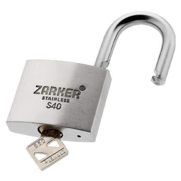 ZARKER ザーカー S40 防錆南京錠/ブリスター 鍵 カギ