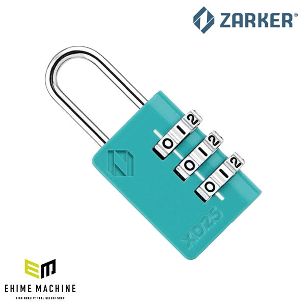 ZARKER ザーカー XD25-M コンビネーション南京錠 ミント/ブリスター 鍵 カギ