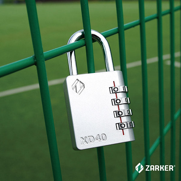 ZARKER ザーカー XD40-G コンビネーション南京錠 グレー/ブリスター 鍵 カギ