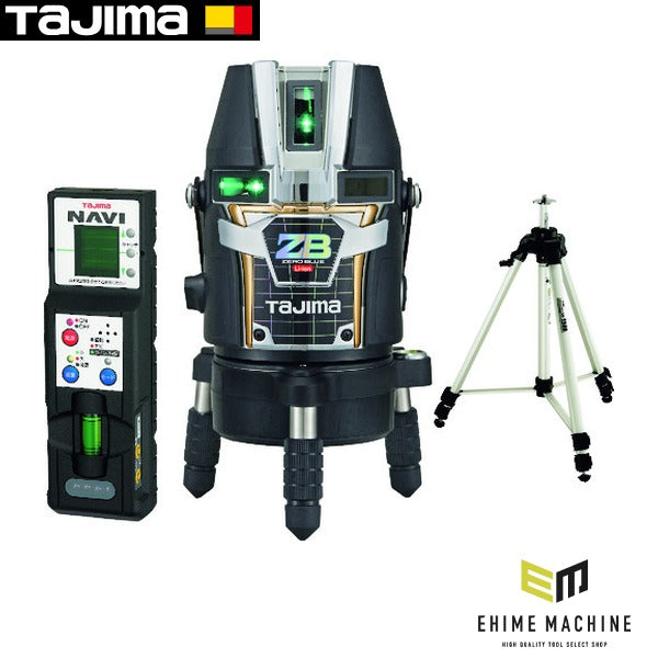 タジマ レーザー墨出器 NAVI ZERO BLUE リチウムーKJY 三脚セット (ZEROBLN-KJYSET)(4975364141781) TAJIMA TJMデザイン
