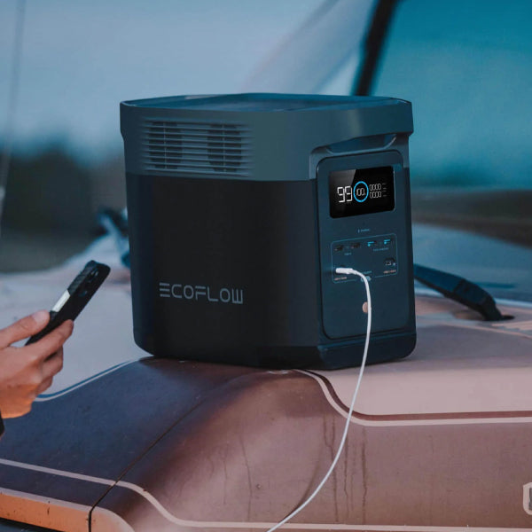 EcoFlow ポータブル電源 ZMR330JP 【メーカー保証付】 大容量 DELTA 2 1024Wh 家庭用 蓄電池 発電機 ポータブルバッテリー 防災 節電 デルタ2 エコフロー